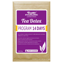 Chá de desintoxicação erval orgânico chá de emagrecimento Chá de perda de peso (noite cleanse)